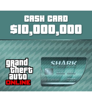 Grand Theft Auto Online - $10,000,000 Megalodon Shark Cash Card PC Activation Code Rockstar Games Key GLOBAL